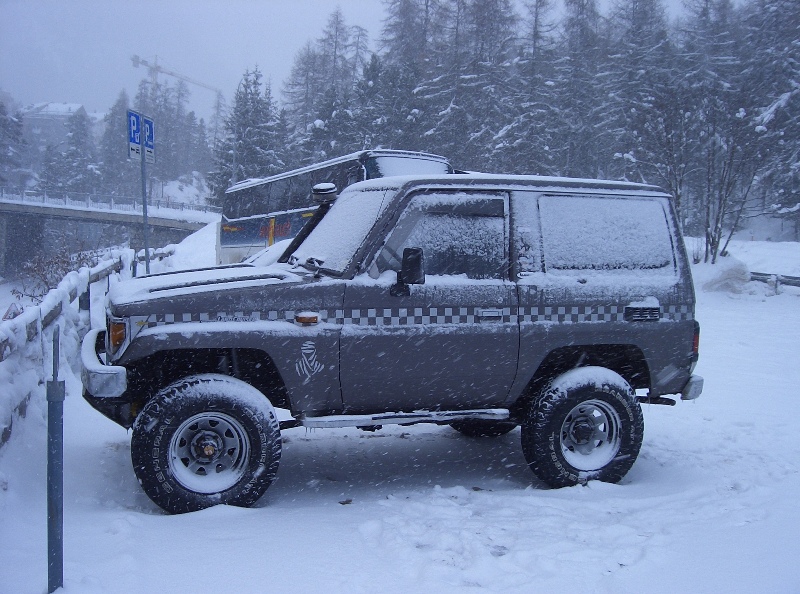 Il mio Toy al parcheggio a Pontresina Il mio Toy al parcheggio a Pontresina