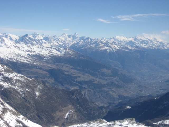 Panorama sulla Valle d'Aosta
