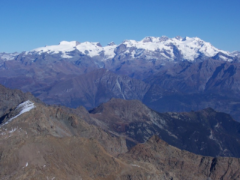 Monte Rosa dal Mont Glacier (Parco Monte Avic) Monte Rosa dal Mont Glacier (Parco Monte Avic)