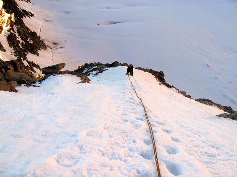 Mont Maudit cresta Kuffner