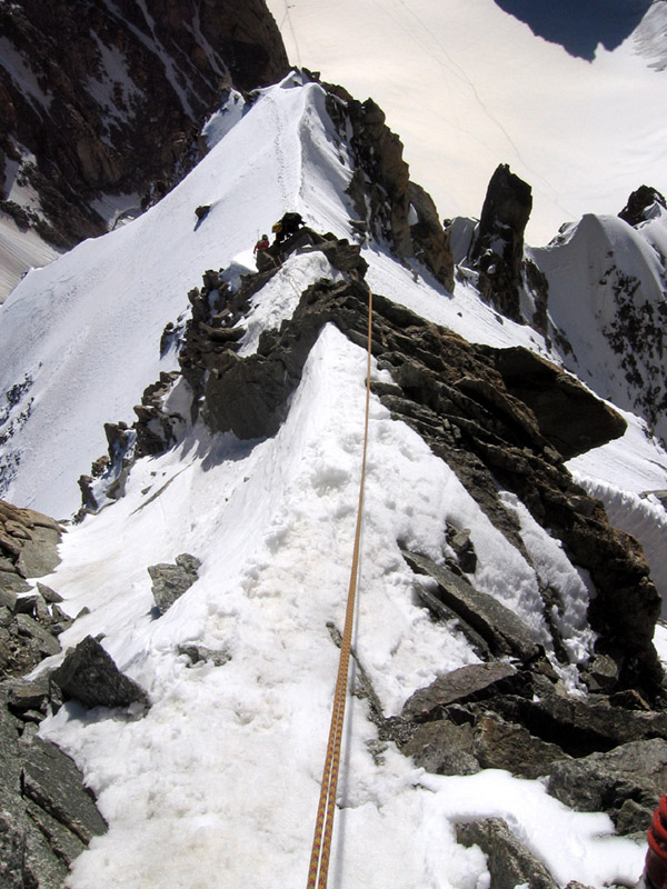 Mont Maudit cresta Kuffner