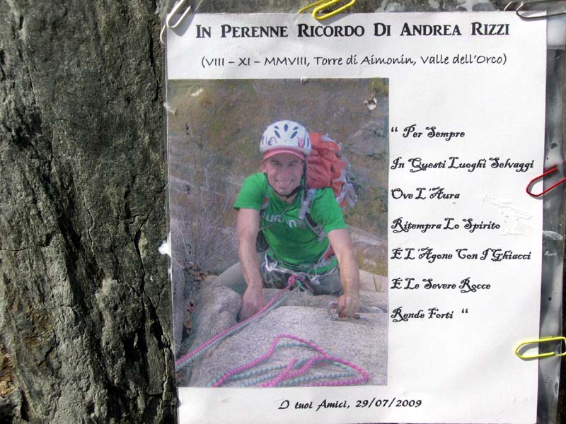 in memoria di Andrea Rizzi