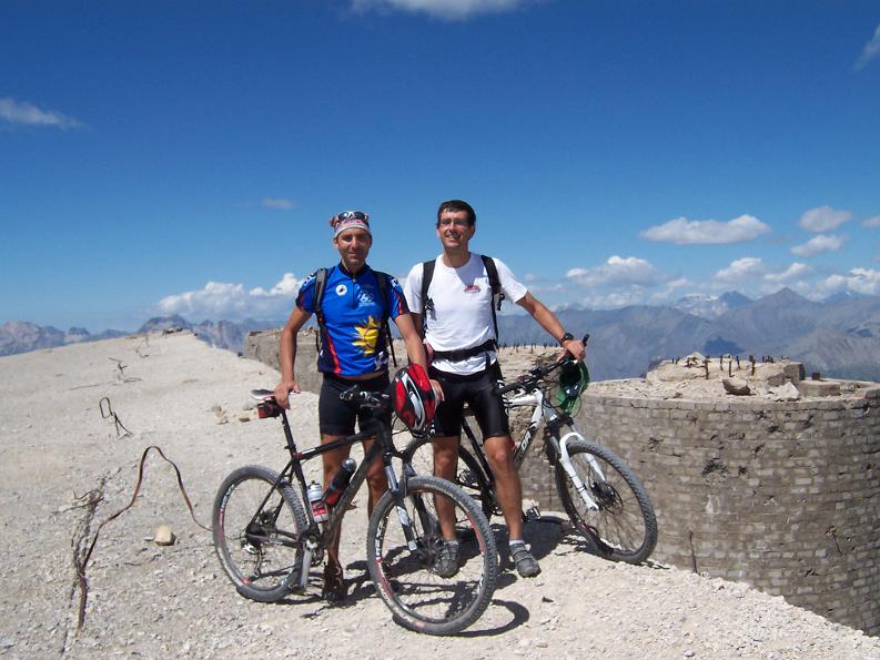 in cima allo Chaberton in cima allo Chaberton