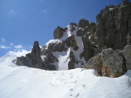 Croda Rossa d'Ampezzo, Via Grohmann, cresta finale Croda Rossa d'Ampezzo, Via Grohmann, cresta finale