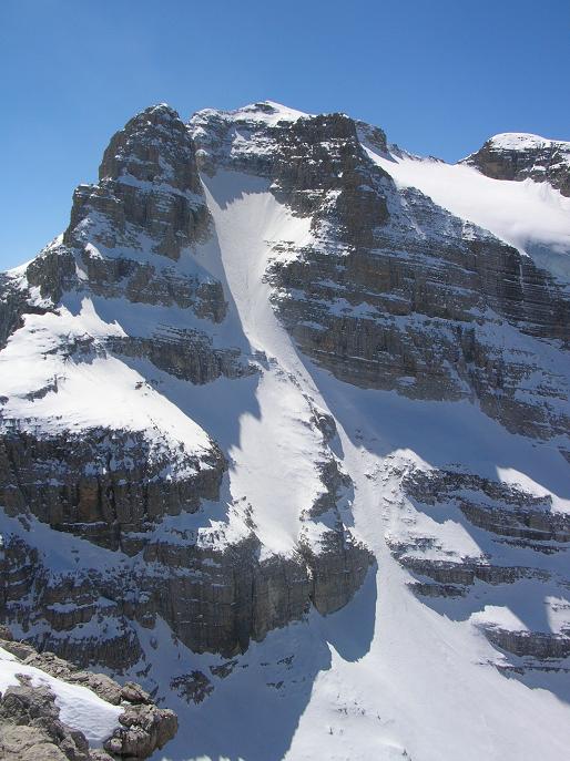 scivolo nord di cima Brenta