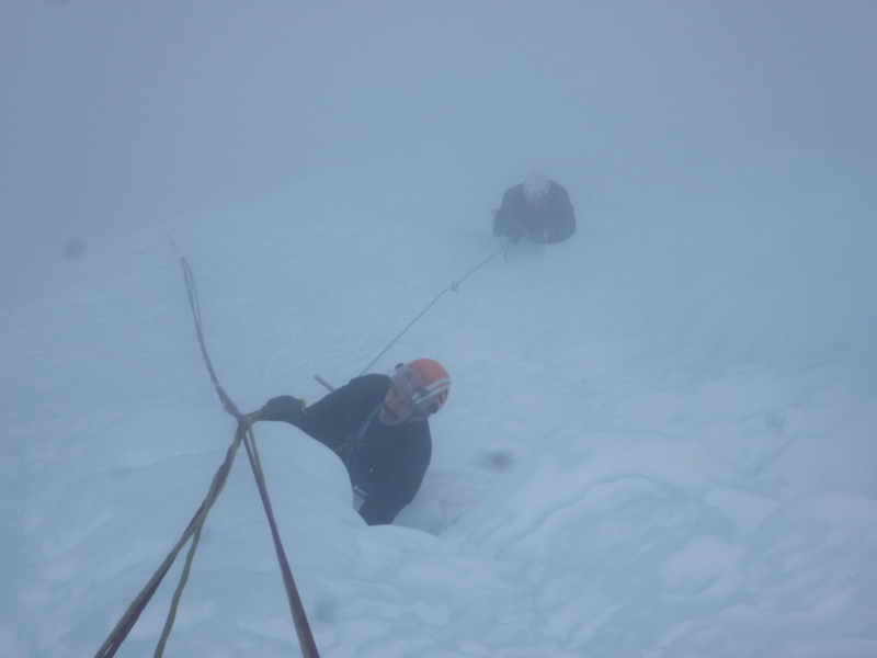 Albigna: Il Candelone, variante della grotta Albigna: Il Candelone, variante della grotta