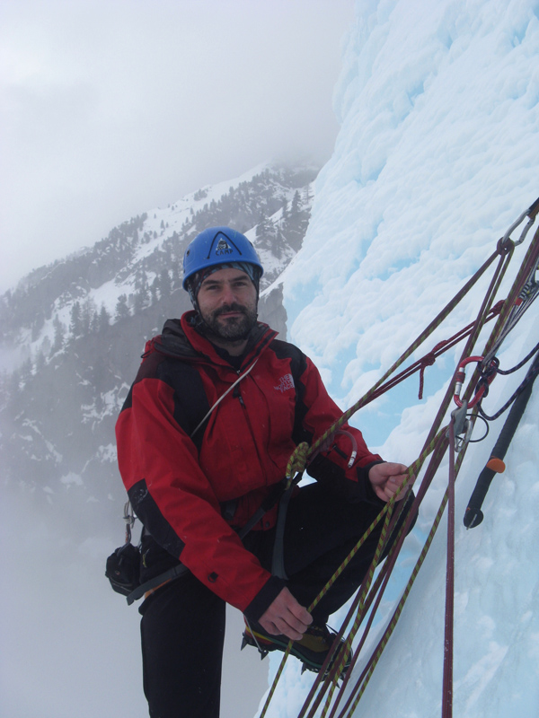 Albigna: Il Candelone, variante della grotta