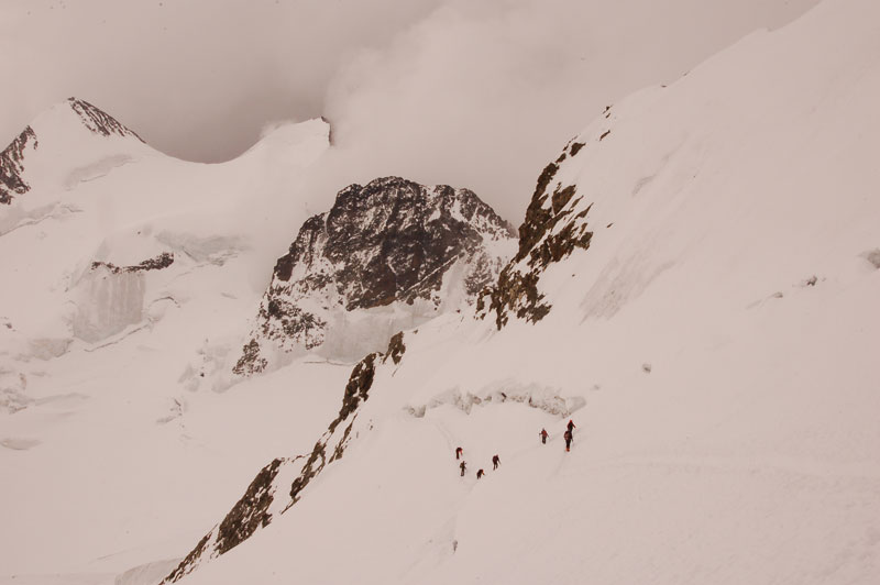 Bernina down Bernina down