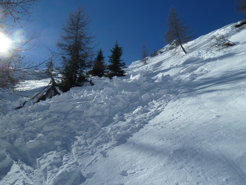 Deposito piccolo lastrone sottovento