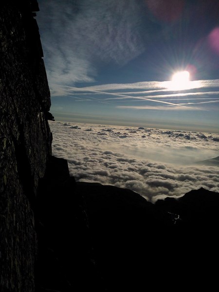 salendo dalla Cresta Est del Monviso