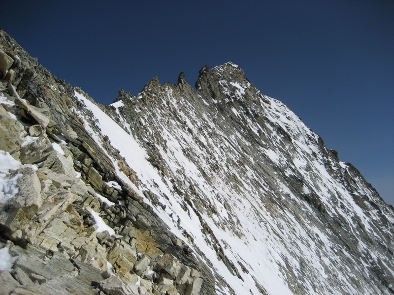 La cresta N dello Zinalrothorn