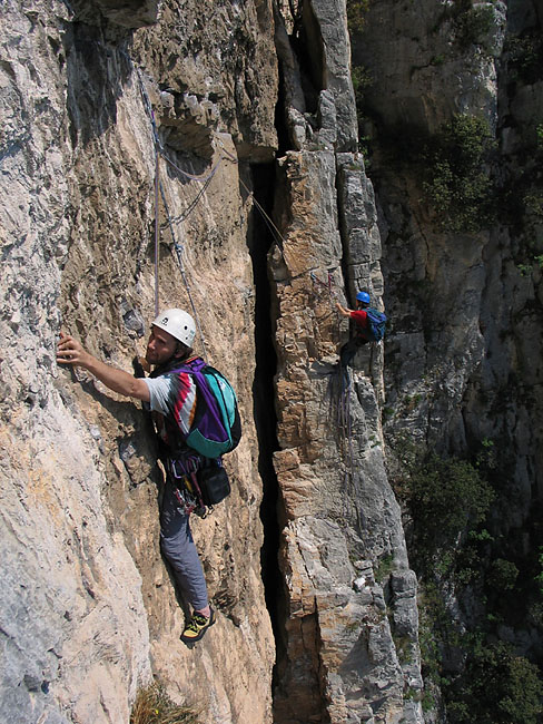 Sul "Missile" al Casale, traverso del 3° tiro Sul "Missile" al Casale, traverso del 3° tiro