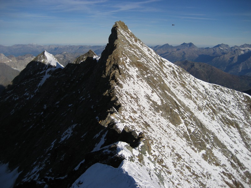 La cresta che porta al Nadelhorn