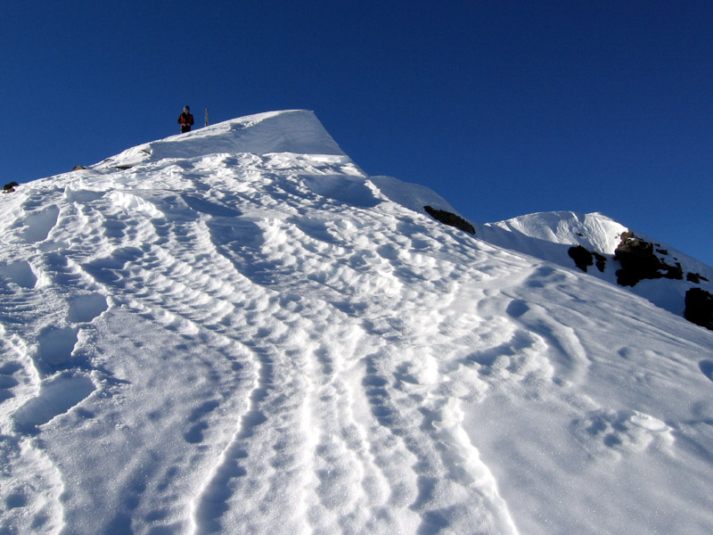 Pizzo Coca cresta est