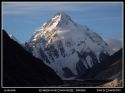 Vista del K2 al tramonto dal Concordia