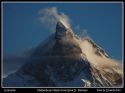 La stupenda cima piramidale del Masherbrum