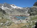 Rifugio Carlo Emilio nei pressi del lago di Truzzo